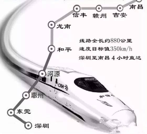 贛深高鐵最新線路圖，速度與時代的交響樂章