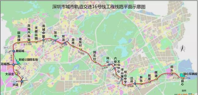 深圳地鐵16號線最新線路圖，城市發展的脈絡與未來展望